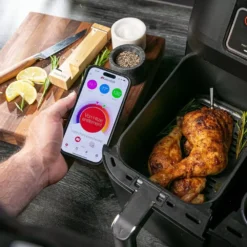 Kabelloses Grillthermometer Traeger MEATER Pro Fleischthermometer -Campingausrüstung traeger grillzubehoer meater pro kabelloses fleischthermometer mit app 1000 7 27600