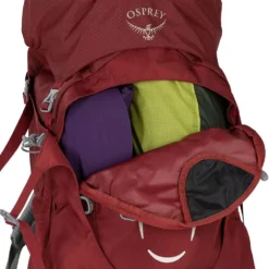 Damenrucksack Osprey Ariel 55 WM/L, Claret Red -Campingausrüstung trekkingrucksack frauenrucksack osprey ariel 55 wm l 1000 10 22206