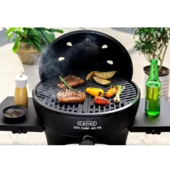 Campinggrill Cadac Dometic Citi Chef 40 FS, Black, 50mbar | Ausstellungsstück -Campingausrüstung trendiger gasgrill holzbeine citi chef 40 fs schwarzer campinggrill cadac dometic 1000 6 28719