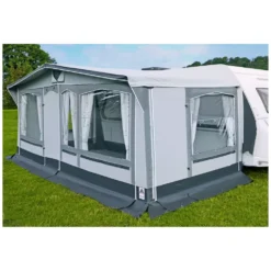 Wohnwagen Ganzzelt Hahn Zelte Lübeck 240 | 28er Alu -Campingausrüstung ueberdachte dauerhochentlueftung hahn zelte luebeck 240 wohnwagen ganzzelt reisecamping saisoncamping 1000 7 27238