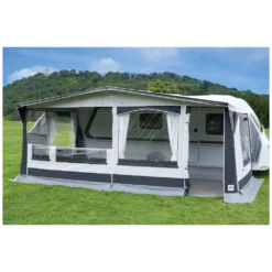 Vorzelt Hahn Zelte Bornholm 280 | 25er Stahl -Campingausrüstung vorderwand verandaeffekt dauerstandzelt hahn zelte bornholm 280 1000 4 27654