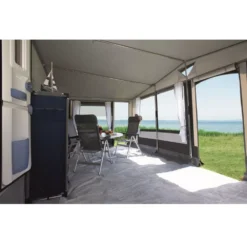 Wohnwagenvorzelt DWT Tango 240 -Campingausrüstung vorzelt dwt tango 240 grosses wohnwagenvorzelt ganzzelt volleingezogen innenraum 1000 8 1801