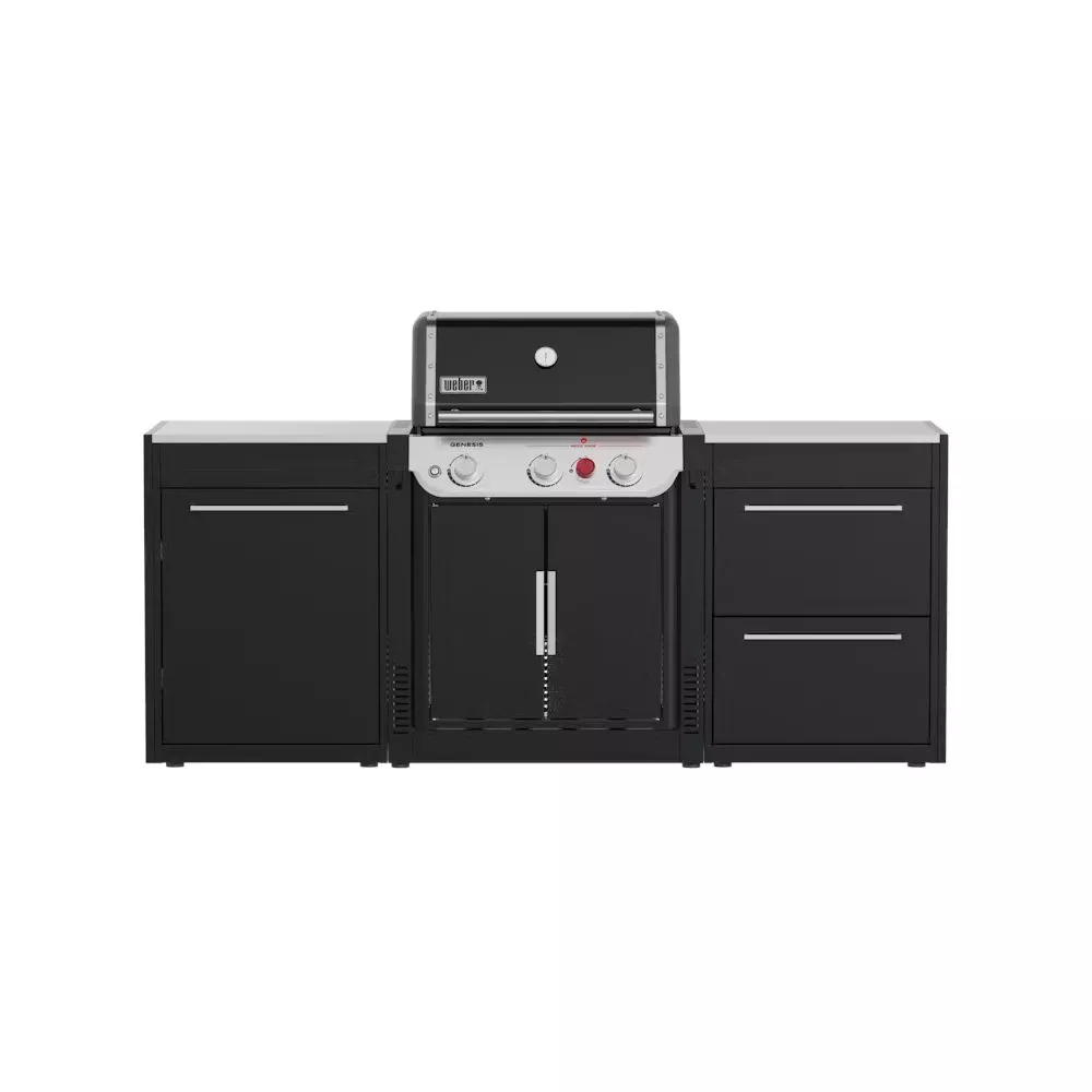 Weber Outdoorküche BBQ-Kitchen, 2er Set Für Genesis S-325S Ohne Seitenkocher 1 Weber Outdoorküche BBQ-Kitchen, 2er Set Für Genesis S-325S Ohne Seitenkocher