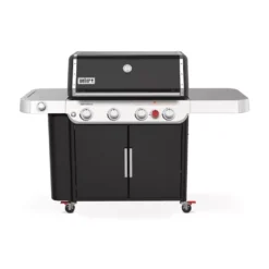 Weber Outdoorküche BBQ-Kitchen 231, 2er Set Für Genesis E-435 Mit Seitenkocher -Campingausrüstung weber gasgrill genesis 435 4 edelstahlbrenner sizzle zone seitenbrenner black luxusgrill 1000 7 26573