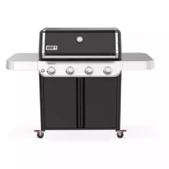 Weber Outdoorküche BBQ-Kitchen, 2er Set Für Genesis E-415 Ohne Seitenkocher -Campingausrüstung weber genesis e 415 schwarzer gasgrill pureblu brenner gusseisen grillrost flavorizer bars 1000 8 26358