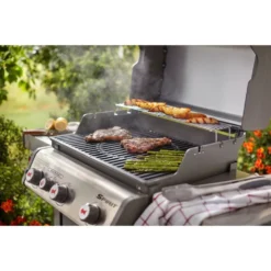 Weber Grillrost Einsatz - Gourmet BBQ System - Für Spirit / Spirit II 300-Serie -Campingausrüstung weber grillrosteinsatz gusseisen fuer spirit II 300 serie gbs gourmet bbq system grill zubehoer 1000 2 12290