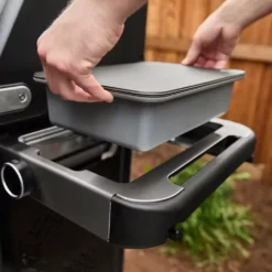 Weber Works Aufbewahrungsbox Mit Schneidebrett-Deckel -Campingausrüstung weber workssystem work aufbewahrungsbox aus kunststoff mit zweiseitigem schneidebrett deckel vorratsbox 1000 5 28134