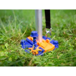 Markisen-Abspannung Wigo Zelte Rolli Spezial Abspann-Ergänzungs-Set Peggy Peg -Campingausrüstung wigo zelte rolli spezial abspann ergaenzungs set peggy peg ankerplatte 1000 1 23843