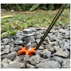 Peggy Peg PP Schraubheringe Peg&Stop Heavy Duty -Campingausrüstung zeltzubehoer 4er pack schraubheringe peggy peg heavy duty harte bedingungen beim camping 1000 4 25611