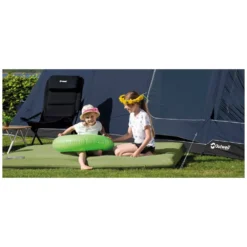 Doppel-Luftbett Outwell Dreamland Double Mit Bezug -Campingausrüstung zwei personen camping luftbett outwell dreamland double gruen 1000 5 27884